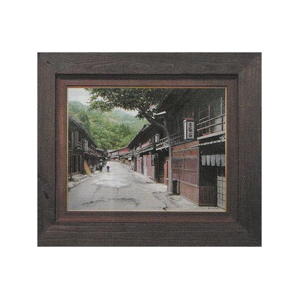 澤井進 妻籠 油絵 油彩画 絵画 F20号 : 古都-京都 掛け軸専門店