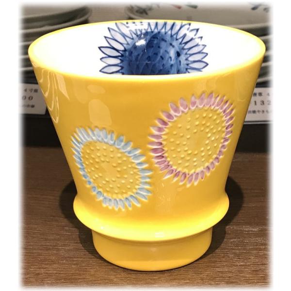 グラス　匠の蔵 至高の焼酎グラス 向日葵 黄色 　誕生日プレゼント 米寿祝　退職祝 誕生日祝 卒団記念品 先生への記念品