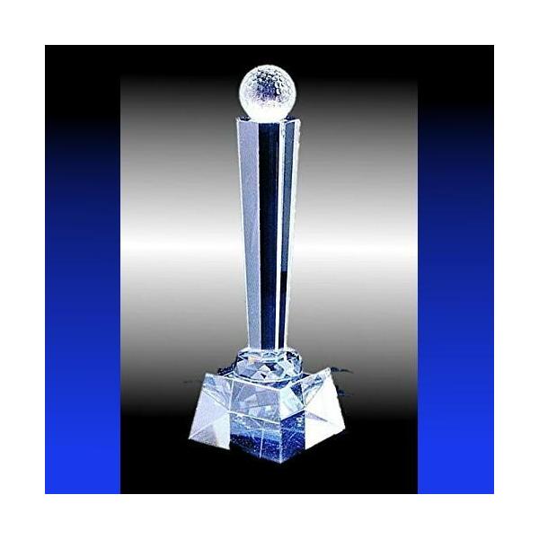 トロフィー 　クリスタルAボール付き  ゴルフ サッカー 野球大会 記念品 優勝トロフィー 卒団記念品 先生への記念品 卒業記念品