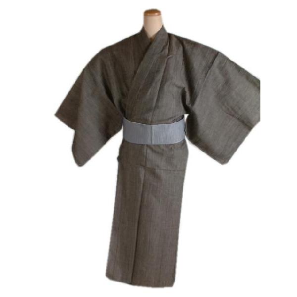 23区 HOMME」仕立て上がり男浴衣 縞（茶） : いつも元気なきもの屋さん 