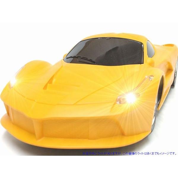 送料無料 通常地域 ラジコンカーrcフェラーリ ラフェラーリ型racingライトが光るかっこいいスーパーカー ちょっと大きい1 17スケール イエロー A Kind あきんど 通販 Yahoo ショッピング