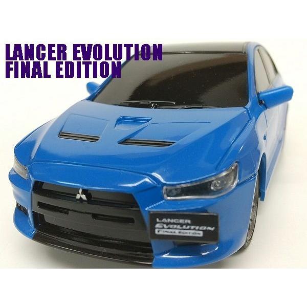 送料無料 通常地域 ラジコンカー Rc 三菱ランサーエボリューション ランエボ ファイナルエディション ピーナッツクラブ ブルー A Kind あきんど 通販 Yahoo ショッピング