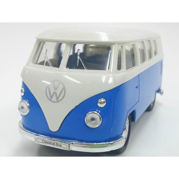 Welly ウィリー フォルクスワーゲンビートルバス ワーゲンバスタイプ2 T1 ダイキャストプルバックミニカー ブルー A Kind あきんど 通販 Yahoo ショッピング