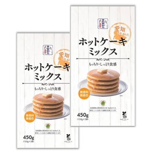 2個セット 愛知で生まれたホットケーキミックス 450g 愛知南倉庫