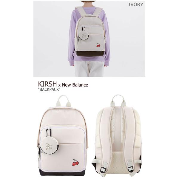 海外並行輸入正規品 最高級流行 キルシー リュック Kirsh X Nb X Kirsh Backpack Backpack ニューバランス Kirsh X キルシー バックパック Purple パープル Ivory アイボリー Nbgcasc001 バッグ