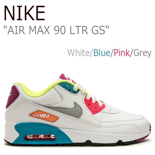 ナイキ スニーカー Nike Air Max 90 Ltr Gs エアマックス90 レザー White Blue Pink Grey ホワイト ブルー ピンク グレー 3376 102 シューズ Buyee Buyee 日本の通販商品 オークションの代理入札 代理購入
