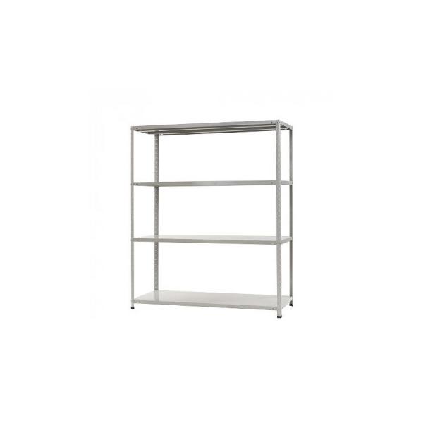 スチールラック KT-7 4段 間口1500×奥行600×高さ1800mm ホワイトグレー