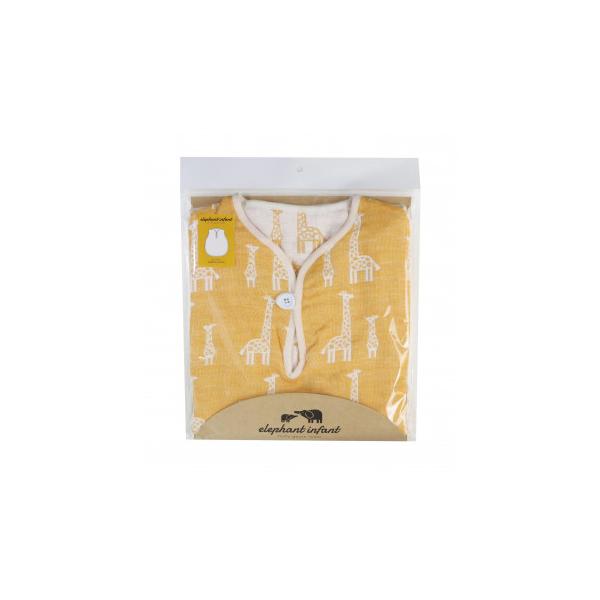 無撚糸を使用した上質なガーゼを6重に重ねました。洗えば洗うほどガーゼ本来の柔らかさが生まれます。軽くてふわふわ、やわらか、お肌に優しいスリーパーです。