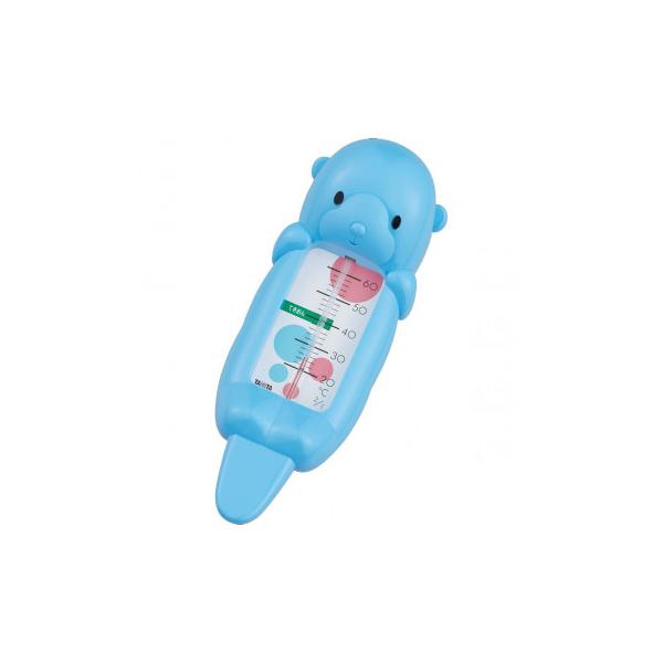 お風呂に浮かせて使うかわいらしいラッコのデザインの湯温計です。ご自身がお風呂に入るときに使うのはもちろん、赤ちゃんを沐浴させる時の湯温管理にもおすすめです。