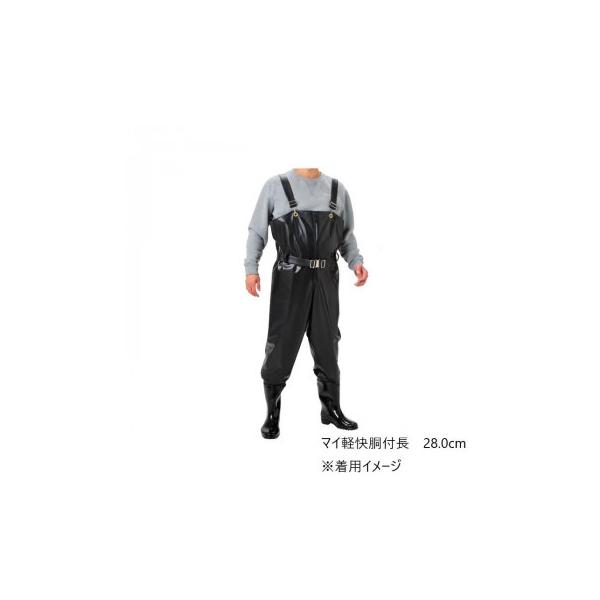 マイ軽快胴 ゴム胴長 新品 弘進 軽快胴付長靴 ゴム 27 水辺 水中作業
