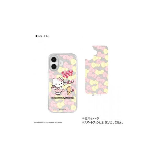 サンリオキャラクターズ Camera Frame iPhone 16e 対応ケース ハロー