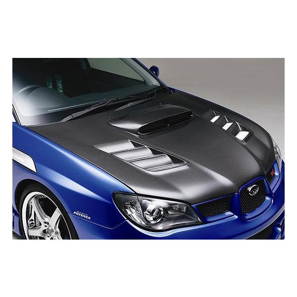 スバル インプレッサ GDA ボンネットダクト カーボン調 インプレッサ GDA GDB用 カーボン調 ボンネットダクト