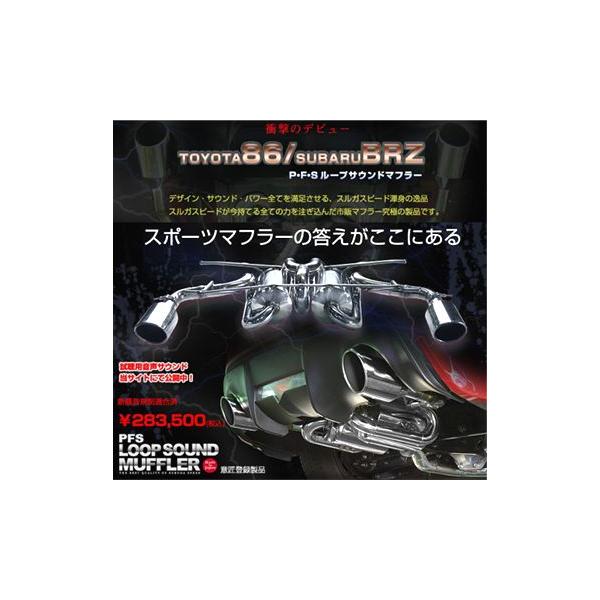 スルガスピード SURUGA」86（ZN6）FA20 前期用PFSループサウンド