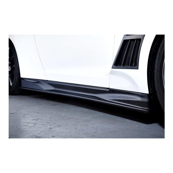「トップシークレット」GT-R（R35）MY07〜11用サイドディフューザー Ver.2（カーボン）