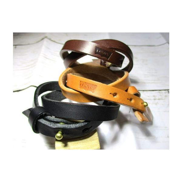 Levi's ブレスレット メンズ リーバイス ブランド 本革 レザー