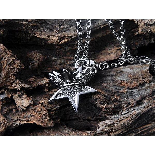 ネックレス 星 スワロフスキー Swarovski メンズ シルバー スター クラウン 王冠 人気 18金 仕上げ 男性 男性用 黒 18k Buyee 日本代购平台 产品购物网站大全 Buyee一站式代购 Bot Online