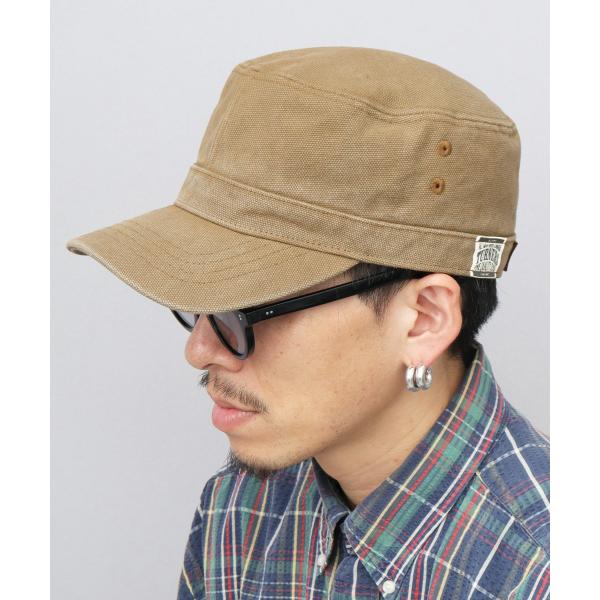 ワークキャップ メンズ ヘビーキャンバス ウォッシュ加工 ユーズド感 UVカット 綿100％ 定番 通年 春夏 帽子 無地 カジュアル アウトドア 父の日 ギフト