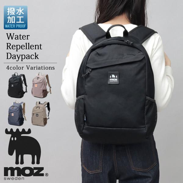 ■商品名moz 撥水加工 リュックサック■カラーブラックグレイッシュベージュデニムブルーグレージュ■サイズ横：28.0cm縦：43.0cmマチ：14.0cmショルダーベルト：〜95.0cm※メジャーでの採寸となりますので多少の誤差が生じる場...