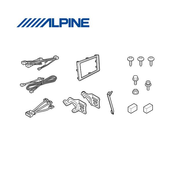 ALPINE �A���p�C�� KTX-X9-RZ-200-NR ���C�Y �i�r���f�B�p�b�P�[�W�t�ԗp 9�^�J�[�i�r �r�b�OX ��t���L�b�g