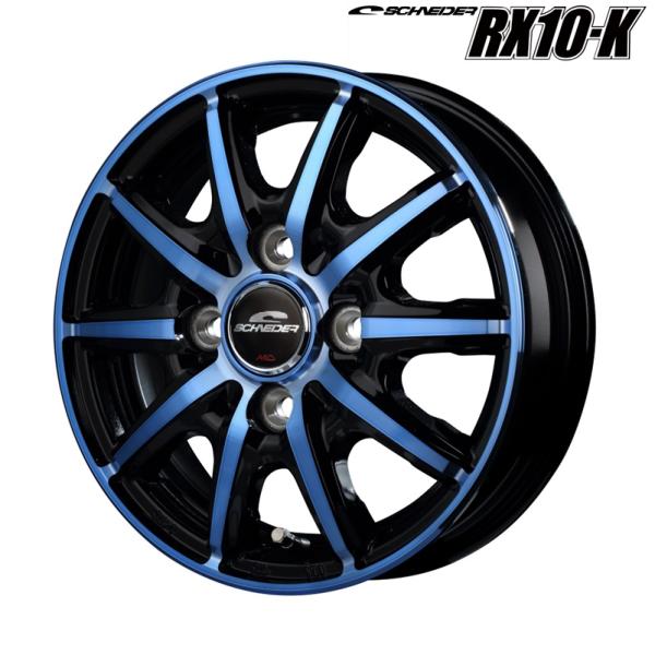 【未使用ラベル付き】MARUKA SERVICE（マルカサービス）  SCHNEDER RX10-Kｱﾙﾐﾎｲｰﾙ  + BRIDGESTONE（ﾌﾞﾘﾁﾞｽﾄﾝ） NEWNO マルカサービス MID アルミホイール1本 シュナイダー SCHNEIDER RX10-K