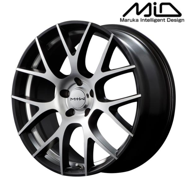 マルカサービス MID アルミホイール1本 MTW TW027 19インチ リム幅8.0J