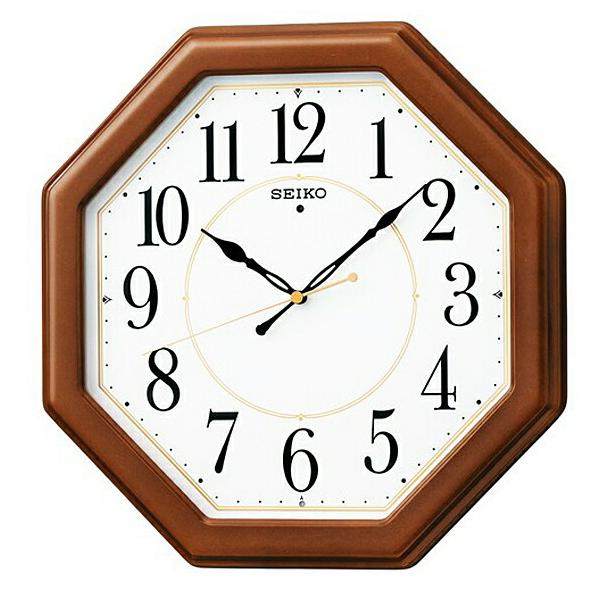 セイコー 電波掛け時計 KX-206B(木枠) SEIKO（セイコー）ナチュラルスタイル 木枠 電波掛け時計 KX206B