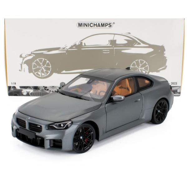 ミニカー 1/18 BMW 2シリーズ M2 ミニチャンプス (G87) 1/18 Minichamps 2023 BMW M2 G87 (White) Diecast Car Model