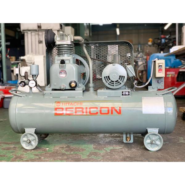 HITACHI/日立 1.5kW 2馬力 給油式レシプロコンプレッサー 1.5P HITACHI/日立 1.5kW 2馬力 給油式レシプロコンプレッサー 1.5P