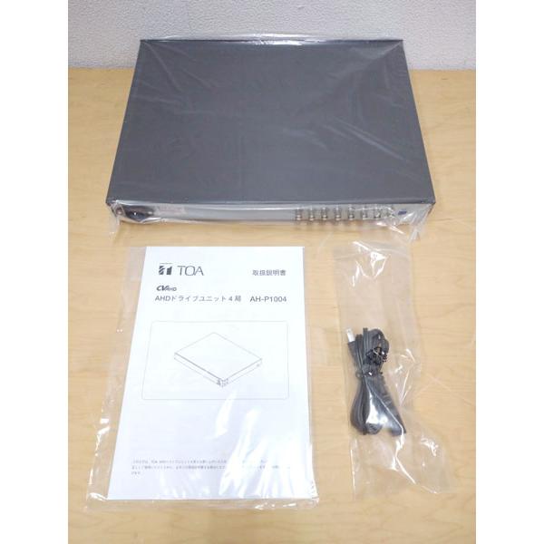 未使用】TOA AHDドライブユニット AH-P1004 4局 AHDカメラ