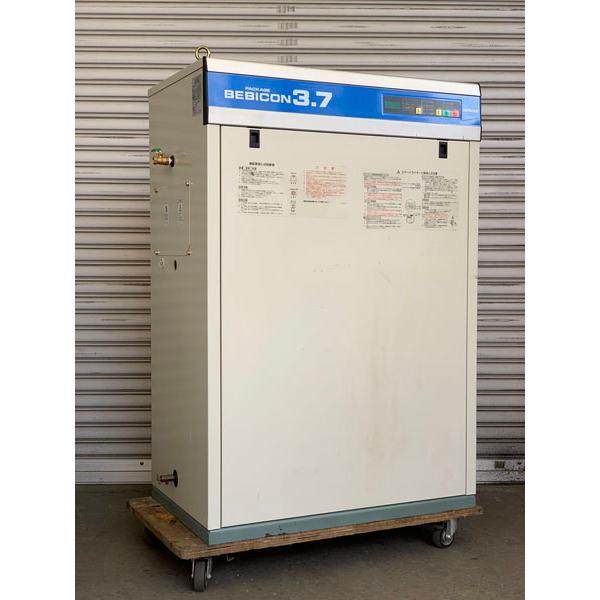 分解整備済】日立 3.7kW 5馬力 給油式パッケージコンプレッサー 分解整備済】日立 3.7kW 5馬力 給油式パッケージコンプレッサー