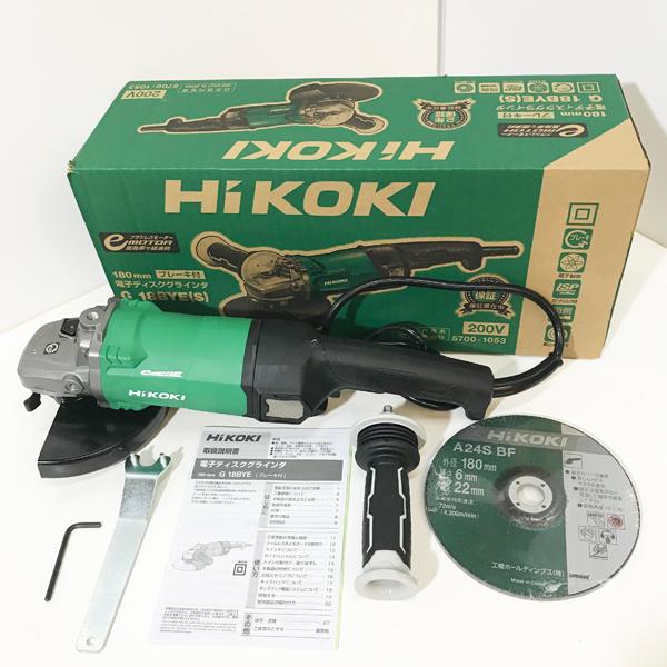 未使用品】HiKOKI/ハイコーキ 電気ディスクグラインダ 200V AC 未使用品】HiKOKI/ハイコーキ 電気ディスクグラインダ 200V AC