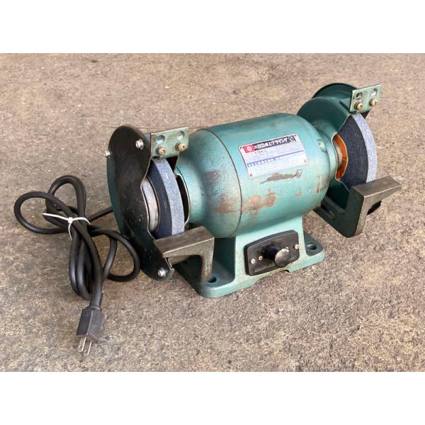 日立　EBK2 卓上グラインダー　動作良好 HITACHI/日立工機 150mm 両頭グラインダー EBK2 単相100V ○71722