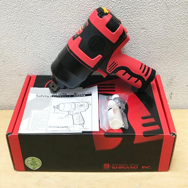 未使用品】SHINANO/信濃 SI-1550T ULTRA インパクトレンチ 19mm角 3/4 