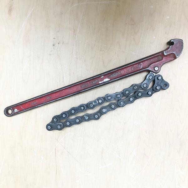 スーパーツール/SUPER TOOL チェーンレンチ スーパートング 全長510mm