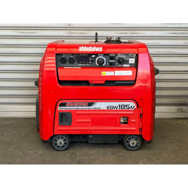 新ダイワ 185A 3.5kVA ガソリンエンジンウェルダー EGW185M-I