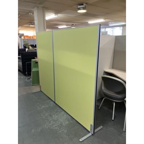 【パーテーション】中古品 □中古品□ 2連直線パーテーション ※キズ・汚れ有 : 無限堂ヤフー