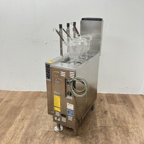 ガス式自動ゆで麺機（新品未使用） 日本洗浄機 ガス自動ゆで麺機 UML372G 中古 1ヶ月保証 2017年製 単相