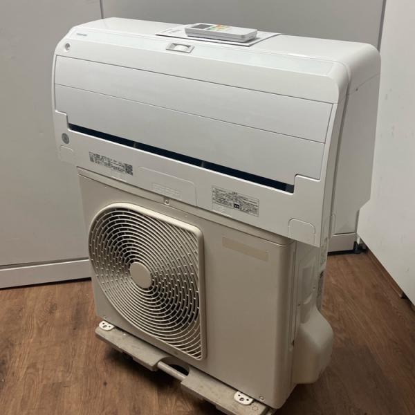 TOSHIBA/東芝 2.2kW 6畳 ルームエアコン 大清快 RAS-K221DXY(W) 2023年