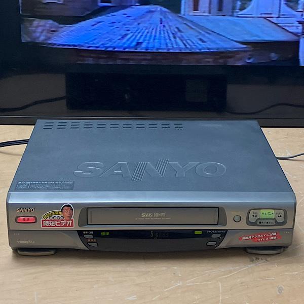 【中古】SANYO 時短ビデオ VZ-H27(S) Hi-Fiビデオ シルバー 中古・動作確認済】SANYO/サンヨー VZ-S850 ビデオデッキ S-VHS 96年製