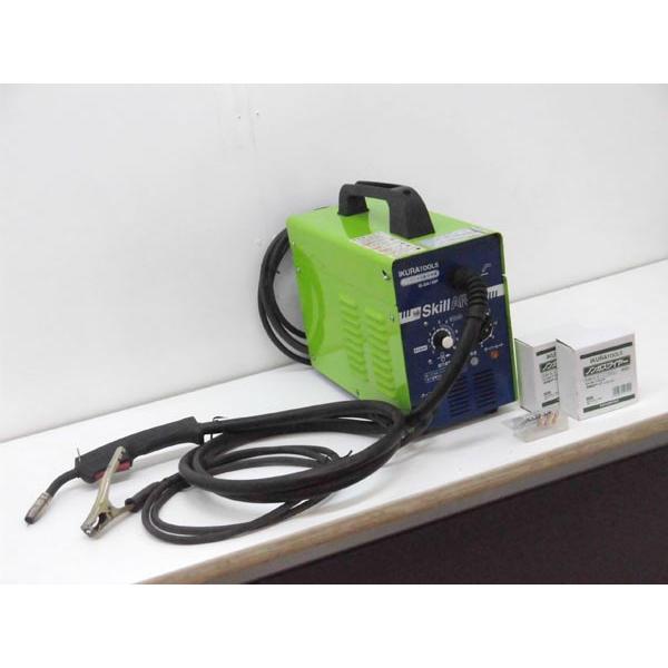 育良精機 中古 スキルアーク ノンガス半自動溶接機 IS-SA130P 200V 未 