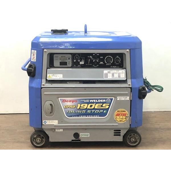 中古】デンヨー Denyo GAW-190ES 防音型エンジン溶接機 ウェルダー