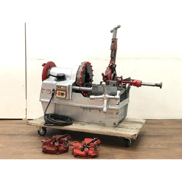 ◇ねじ切り機◇REX(レッキス)「N100A」※ダイヘッド2個、切削オイル新品