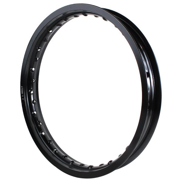 PCD1.85×17インチ 36穴』汎用 レーシング ホイール アルミ リム 『黒