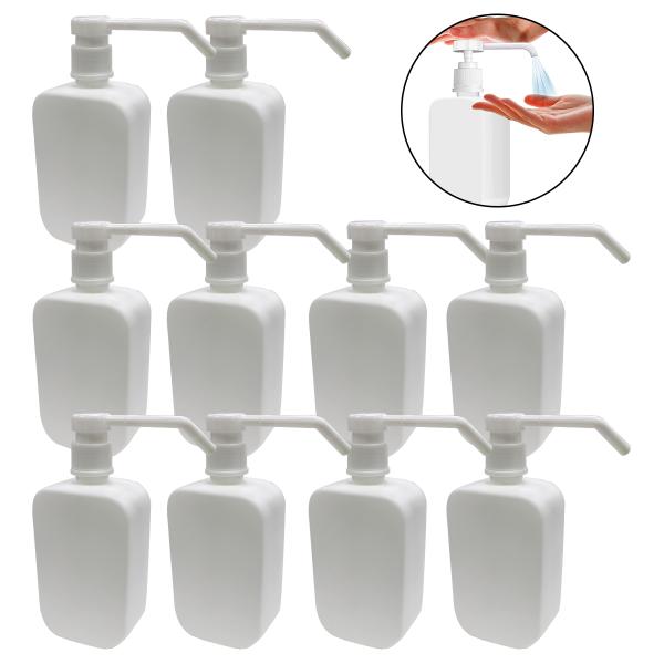 500ml 霧噴射式 アルコール ディスペンサー/10個セット 詰め替え用 空