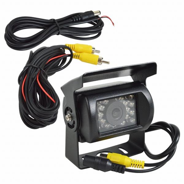 12V/24V バック カメラ 乗用車 小型 中型 大型 トラック バス 兼用 RCA