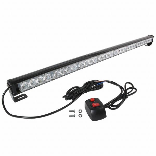 12v/24v』『90cm 赤/レッド』LED ロング ライトバー ストロボ