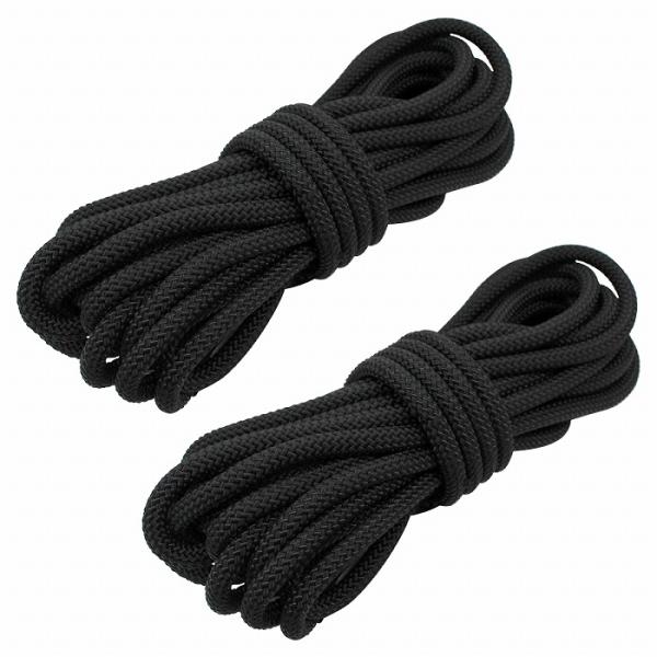 16打 8mm 10m 2本セット 計20m 係留ロープ フェンダーロープ ダブル