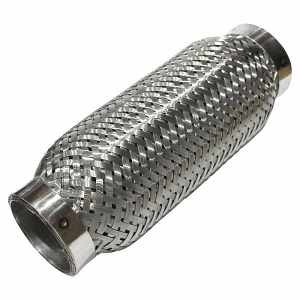 【送料480円】汎用 51×200mm フレキシブル ステンレス メッシュ マフラー 補修 排気 漏れ ジャバラ 蛇腹 自作 車 修理 ワンオフ 制作 51φ