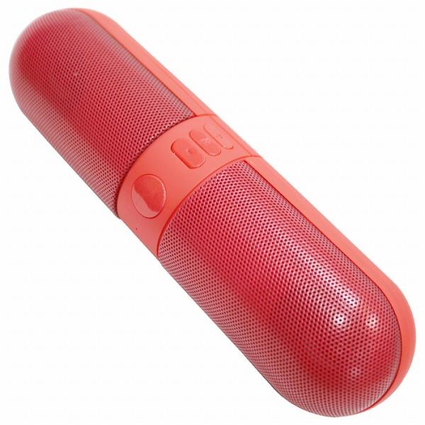 純正ケーブル付き ワイヤレス スピーカー レッド Bluetooth スマホ a-next-shop_spkr-a-002-rd-01-a