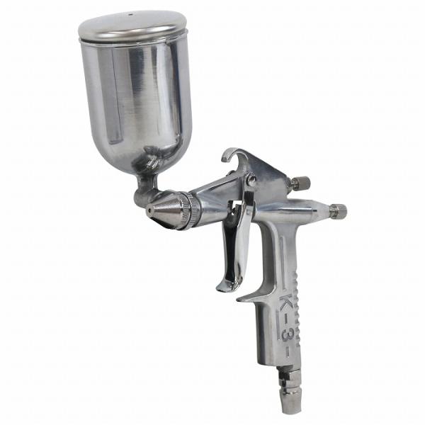 口径 0.5mm/125cc』エアー スプレーガン 重力式 塗装 ガン 125ml 板金